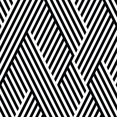 Eğik siyah segmentli pürüzsüz desen