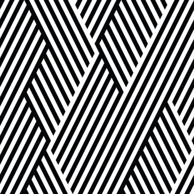 Eğik siyah segmentli pürüzsüz desen