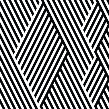 Eğik siyah segmentli pürüzsüz desen