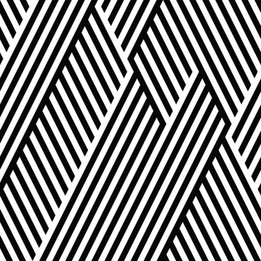 Eğik siyah segmentli pürüzsüz desen