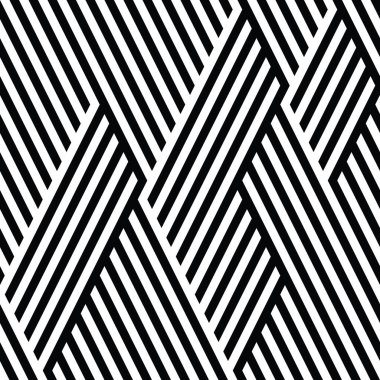 Eğik siyah segmentli pürüzsüz desen