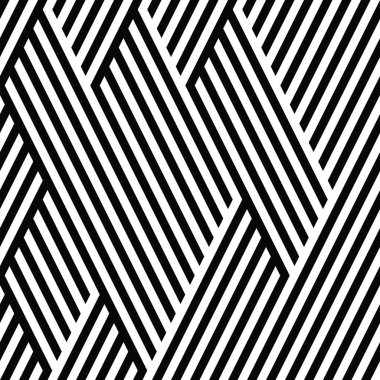 Eğik siyah segmentli pürüzsüz desen