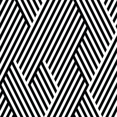 Eğik siyah segmentli pürüzsüz desen