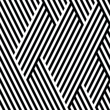 Eğik siyah segmentli pürüzsüz desen