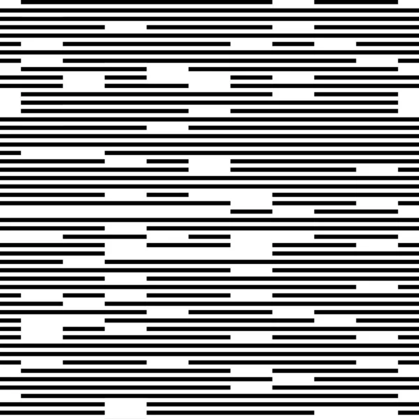 Seamless Pattern Horizontal Black Lines — Stock Vector