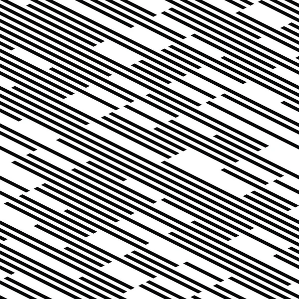 Бесшовный Рисунок Косыми Черными Сегментами — стоковый вектор