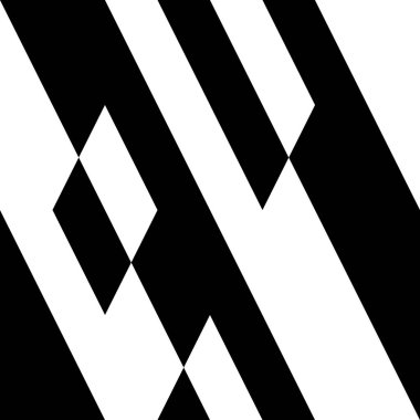 Eğik siyah bantlı pürüzsüz desen