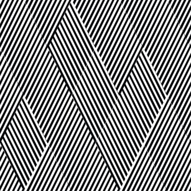 Eğik siyah bantlı pürüzsüz desen