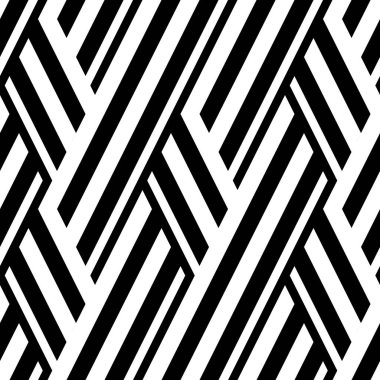 Eğik siyah bantlı pürüzsüz desen