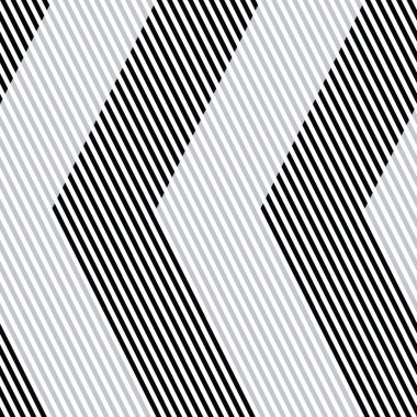 Eğik siyah segmentli pürüzsüz desen