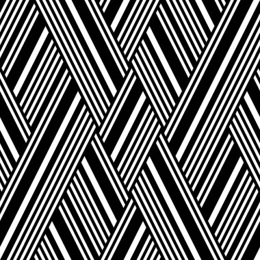 Eğik siyah segmentli pürüzsüz desen