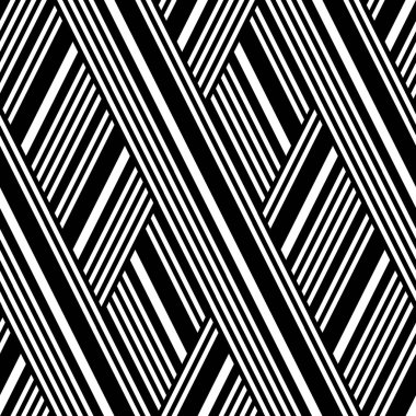 Eğik siyah segmentli pürüzsüz desen