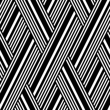 Eğik siyah segmentli pürüzsüz desen