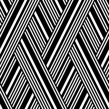 Eğik siyah segmentli pürüzsüz desen