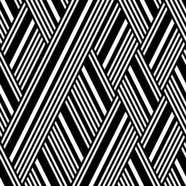 Eğik siyah segmentli pürüzsüz desen