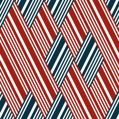 Eğimli renkli segmentlere sahip kusursuz desen