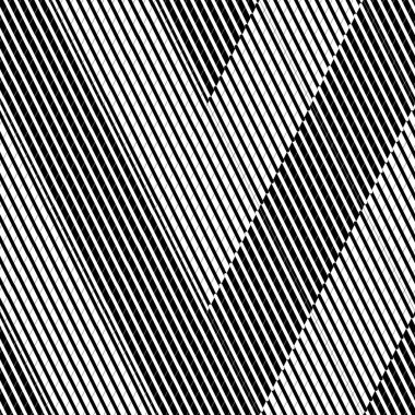 Eğik siyah segmentli pürüzsüz desen