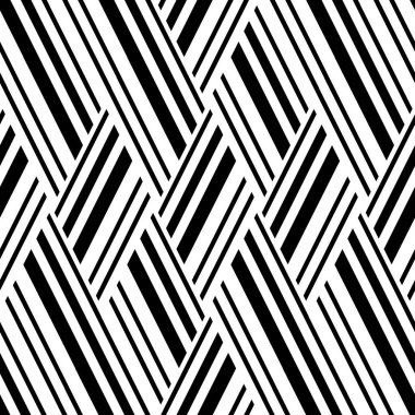 Eğik siyah segmentli pürüzsüz desen