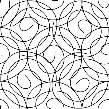 Siyah eğri çizgileri olan pürüzsüz bir doku.