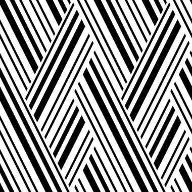 Eğik siyah segmentli pürüzsüz desen