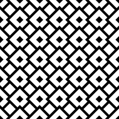 Siyah ve beyaz kareleri olan kusursuz bir arkaplan