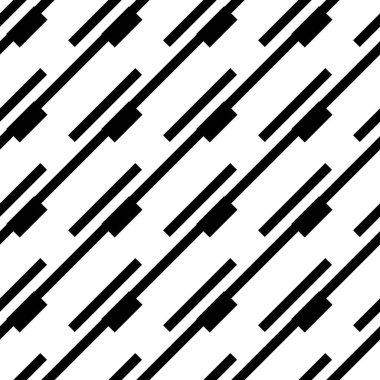 Eğik siyah bantlı pürüzsüz desen