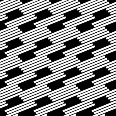 Eğik siyah bantlı pürüzsüz desen