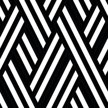 Eğik siyah segmentli pürüzsüz desen