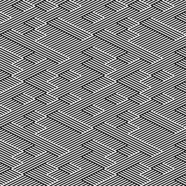 Eğik siyah segmentli pürüzsüz desen