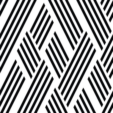 Eğik siyah segmentli pürüzsüz desen