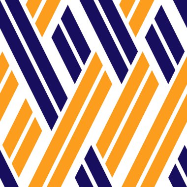 Eğimli renkli segmentlere sahip kusursuz desen