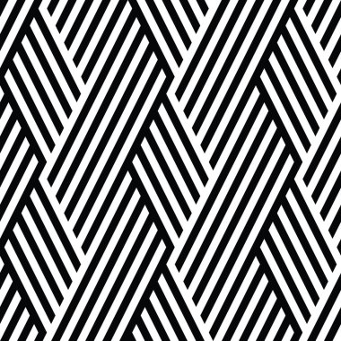 Eğik siyah segmentli pürüzsüz desen