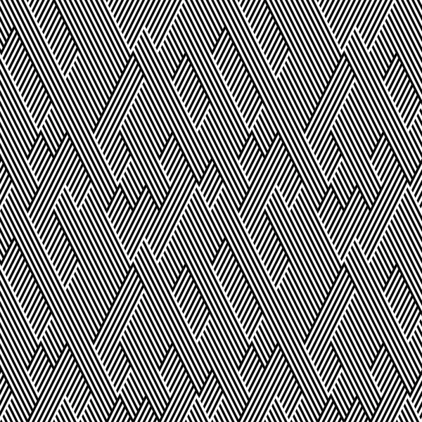 Motif Sans Couture Avec Segments Noirs Obliques — Image vectorielle