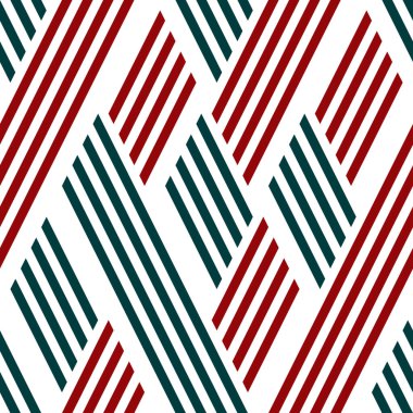 Eğimli renkli segmentlere sahip kusursuz desen