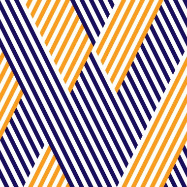 Eğimli renkli segmentlere sahip kusursuz desen