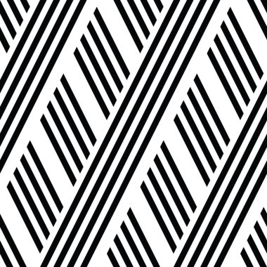 Eğik siyah segmentli pürüzsüz desen