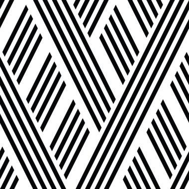 Eğik siyah segmentli pürüzsüz desen