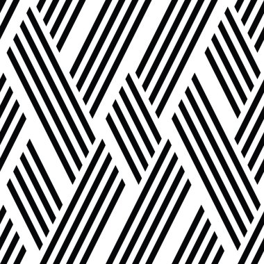 Eğik siyah segmentli pürüzsüz desen