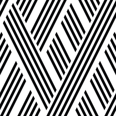 Eğik siyah segmentli pürüzsüz desen