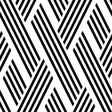 Eğik siyah segmentli pürüzsüz desen