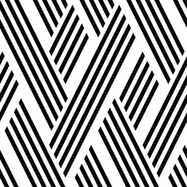 Eğik siyah segmentli pürüzsüz desen