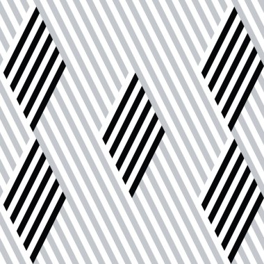 Siyah ve gümüş çizgili desen