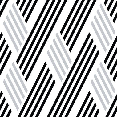 Siyah ve gümüş çizgili desen