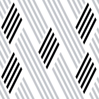 Siyah ve gümüş çizgili desen