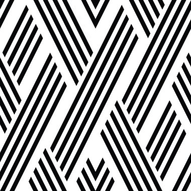 Eğik siyah segmentli pürüzsüz desen