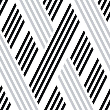 Siyah ve gümüş çizgili desen