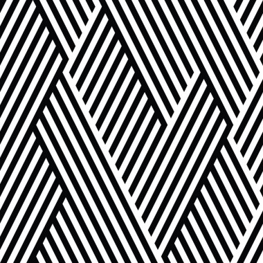 Eğik siyah segmentli pürüzsüz desen