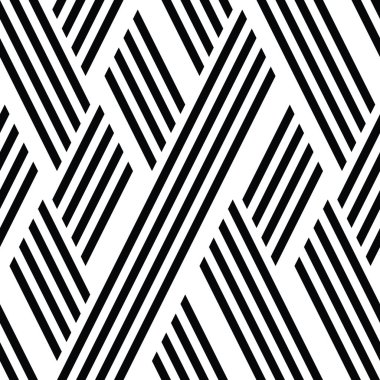 Eğik siyah segmentli pürüzsüz desen