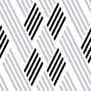 Siyah ve gümüş çizgili desen