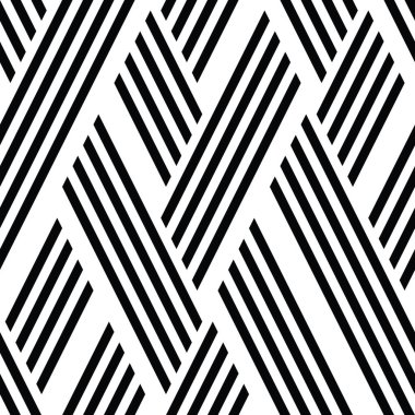 Eğik siyah segmentli pürüzsüz desen